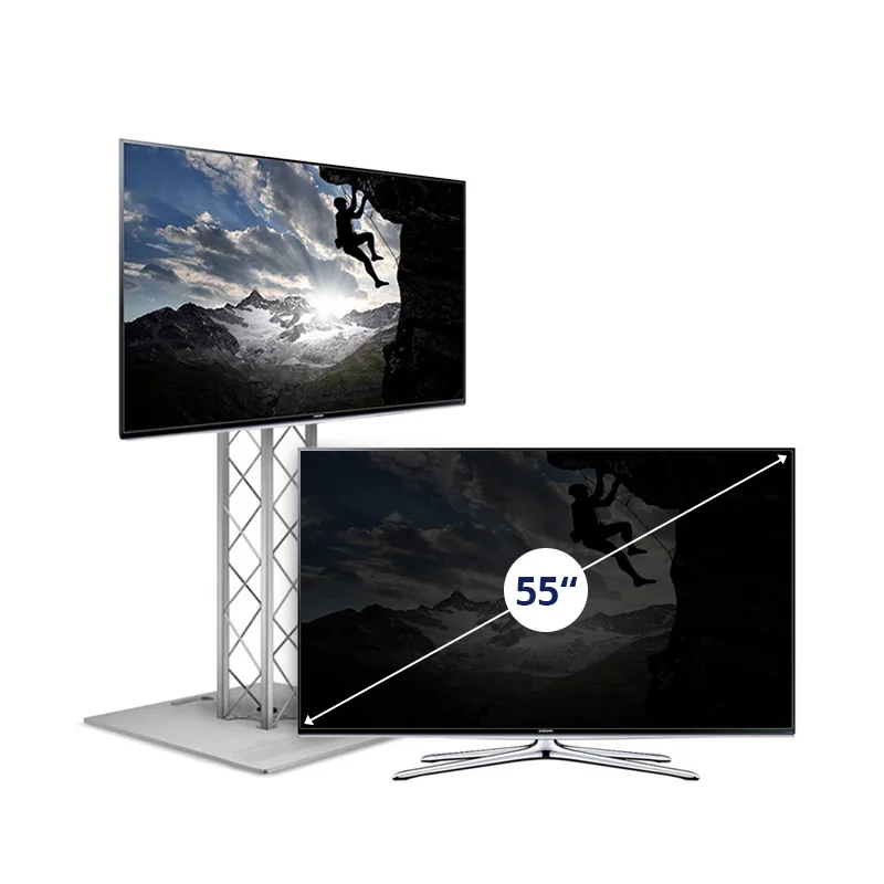 55 Zoll Display mit Ständer · Set M – Artikelbild für Messebau