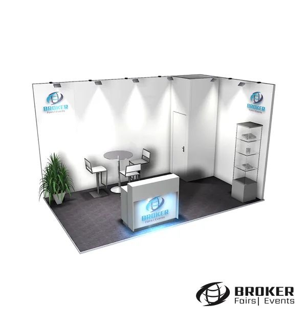 Aluvision Messestand Paket S – Artikelbild für Messebau